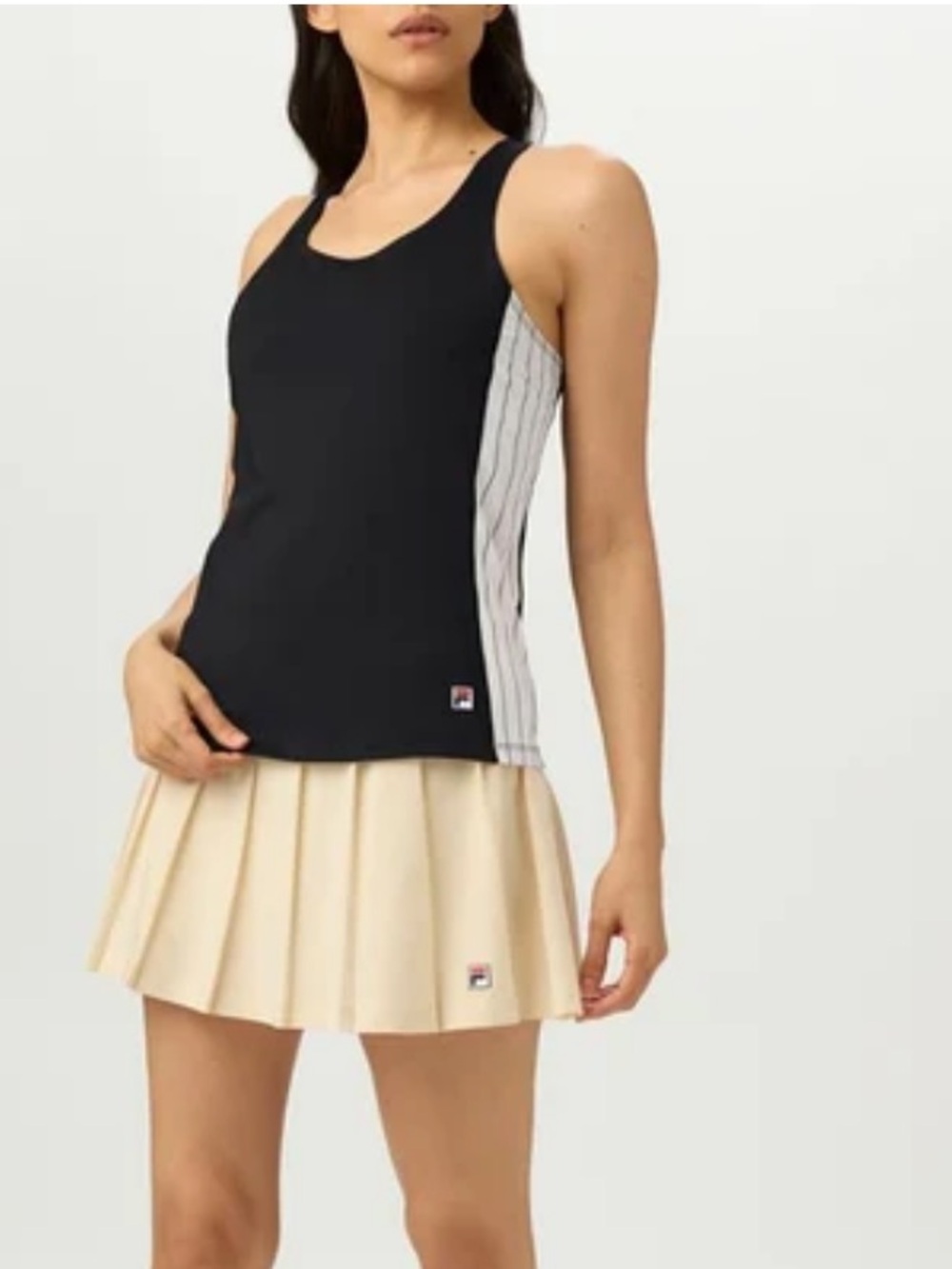 FILA Tennis Women's Heritage Iconic Racerback Top Black Size Medium BRAND NEW